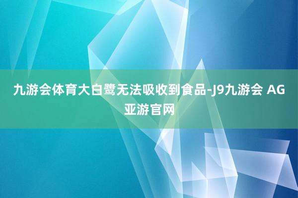 九游会体育大白鹭无法吸收到食品-J9九游会 AG亚游官网